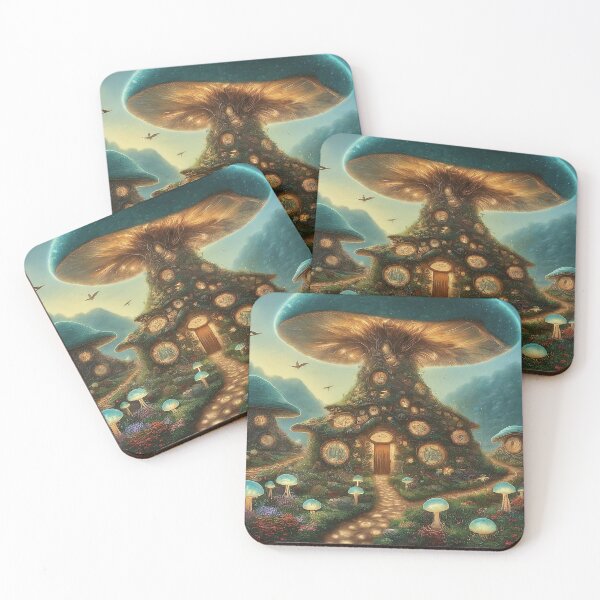 Item preview, Fantasy Mushroom House designed and sold by ForceInept's Shop.