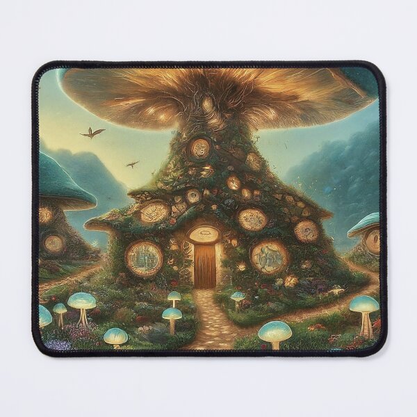Item preview, Fantasy Mushroom House designed and sold by ForceInept's Shop.