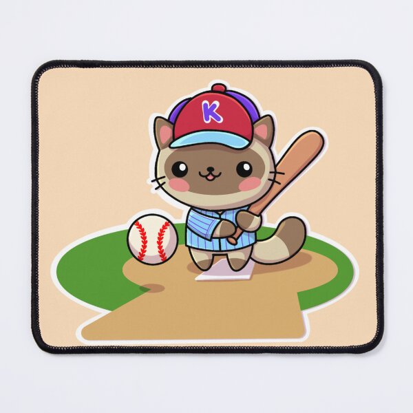 Item preview, #4 baseball cat designed and sold by Kiskadee-Draw.