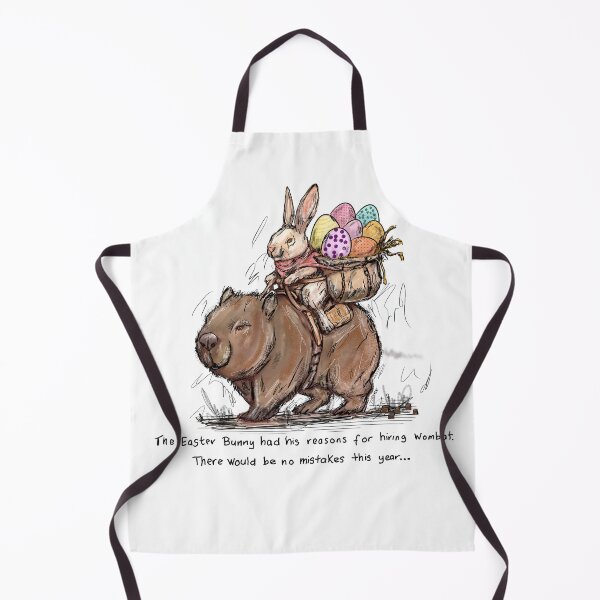 Item preview, The Wombat and the Easter Bunny designed and sold by TraceyMackieArt.