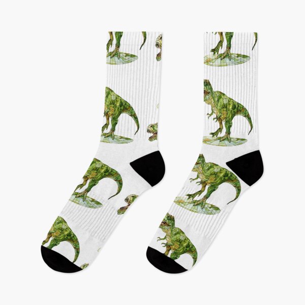 Item preview, T-Rex in Stained Glass Style designed and sold by stainedglass101.