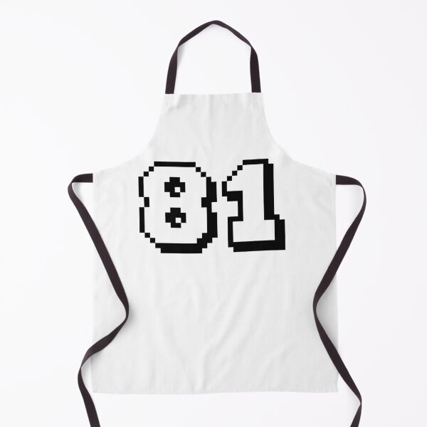 Item preview, 81, eighty-one, white, retro video game, 1 up! designed and sold by Numbers-Art.