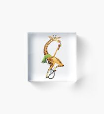 Funny giraffe Acrylic Block