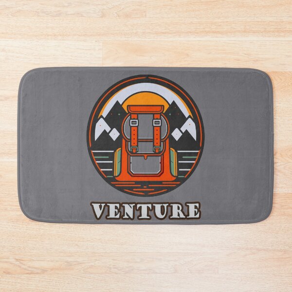 Item preview, Wanderlust Wilderness Graphics Trailblazer Backpack Emblem designed and sold by Cheeky Companions.