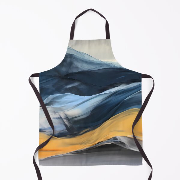 Item preview,  Wavy Blue Gold designed and sold by DeMuurdecoratie.