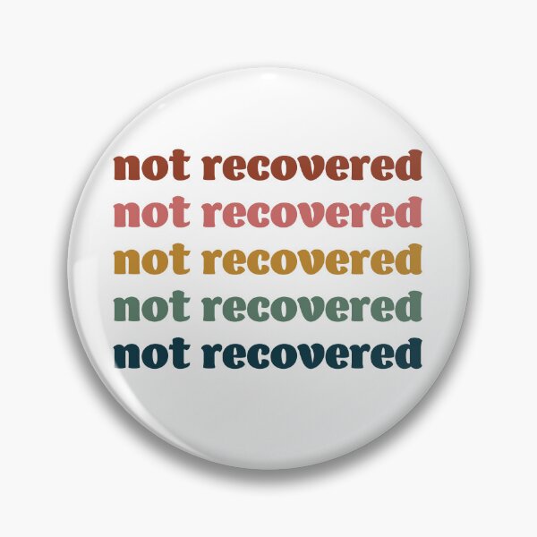 Item preview, Not Recovered (stacked vintage rainbow) designed and sold by sarahwlongcovid.