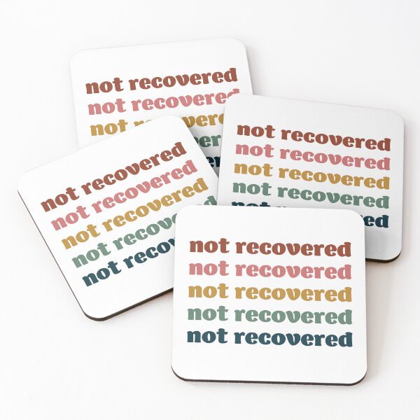 Item preview, Not Recovered (stacked vintage rainbow) designed and sold by sarahwlongcovid.