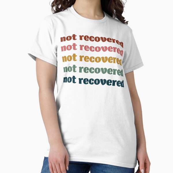 Item preview, Not Recovered (stacked vintage rainbow) designed and sold by sarahwlongcovid.