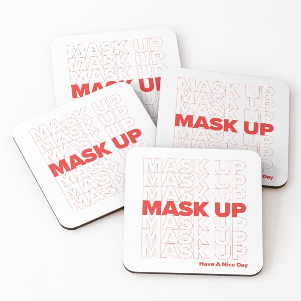 Item preview, Mask Up (grocery style) designed and sold by sarahwlongcovid.