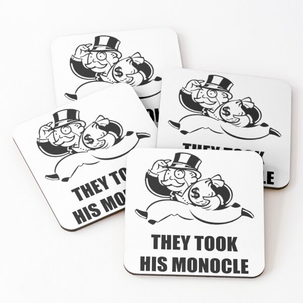 Item preview, They Took His Monocle - Monopoly Man Mandela Effect (Parody) designed and sold by AntiPolitical.