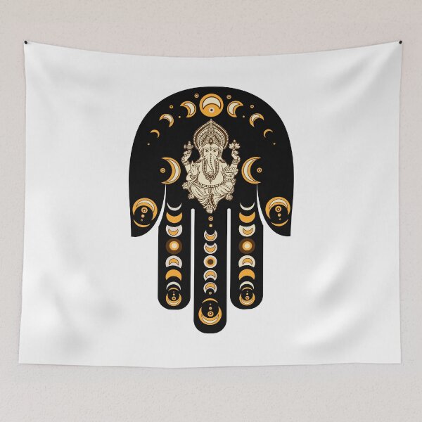 Item preview, Ganesha Hamsa Hand  designed and sold by hamsasoul.
