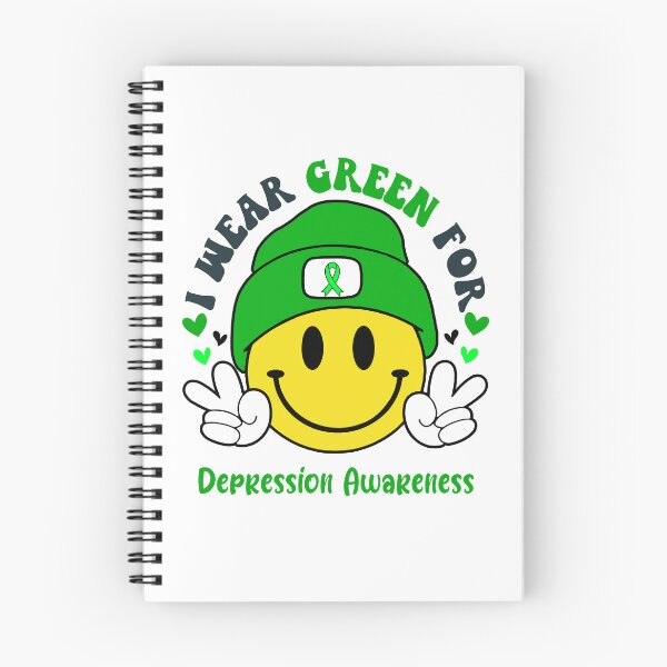 Item preview, I Wear Green For Depression Awareness, Depression Awareness Month designed and sold by KatMercerr.