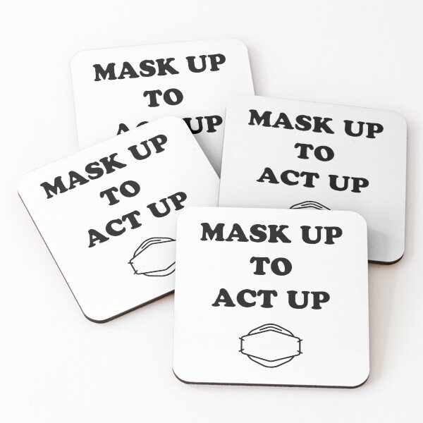 Item preview, Mask Up to Act Up designed and sold by sarahwlongcovid.