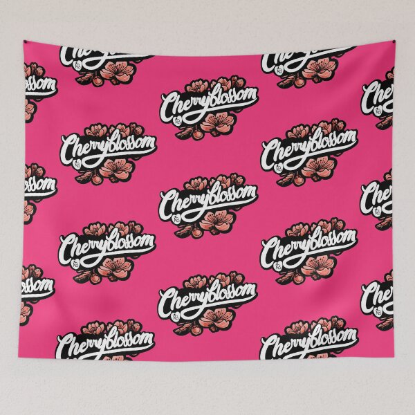 Item preview, Cherry Blossom, hot pink background designed and sold by altbarbzz.