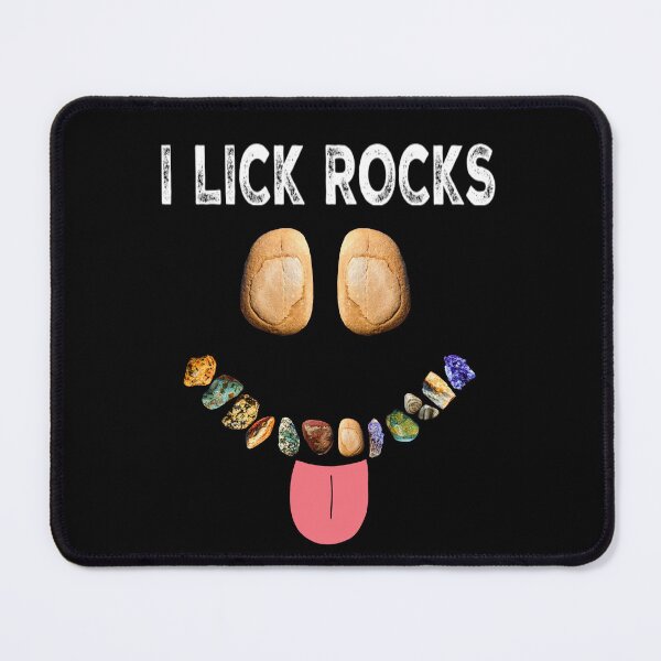 Item preview, Funny I LICK ROCKS Tongue - Geologist Rock Hunting Geology designed and sold by Laura Rucker - Cackling Chick.
