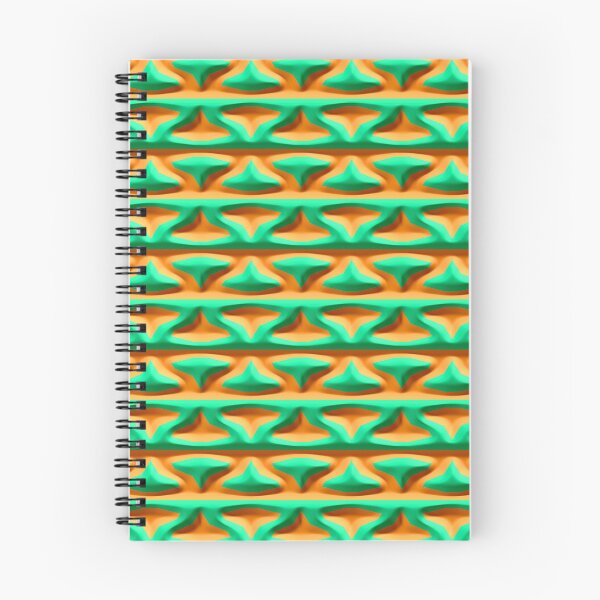 Item preview, 3D Orange and Teal Ceramic Tile Pattern designed and sold by TheRulerofEarth.