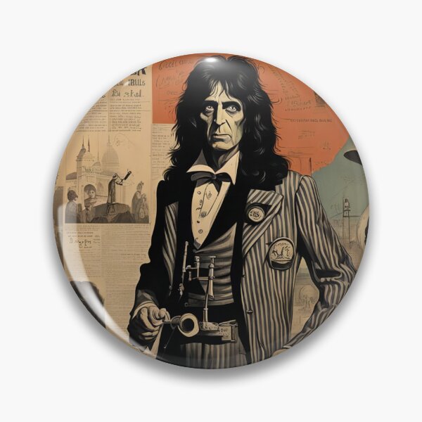 Item preview, Alice Cooper posing designed and sold by Joanne Walsh.