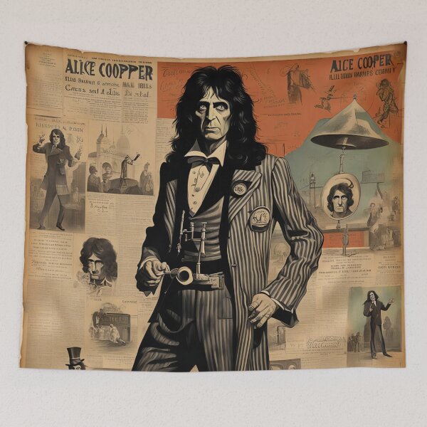 Item preview, Alice Cooper posing designed and sold by Joanne Walsh.