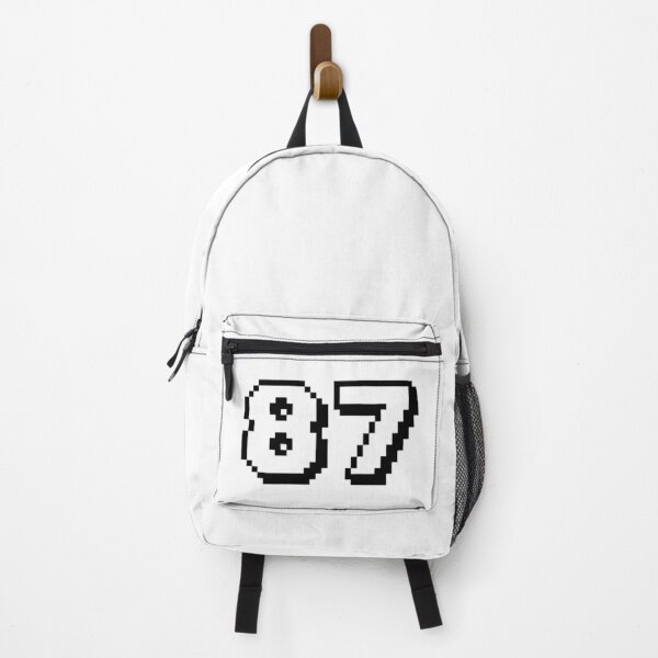 Item preview, 87, eighty-seven, white, retro video game, 1 up! designed and sold by Numbers-Art.