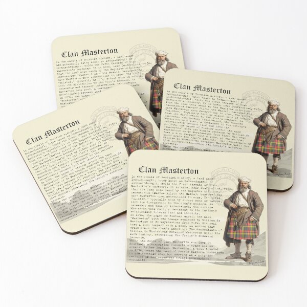 Item preview, Masterton Scottish Clan History  designed and sold by BagTown Clans.