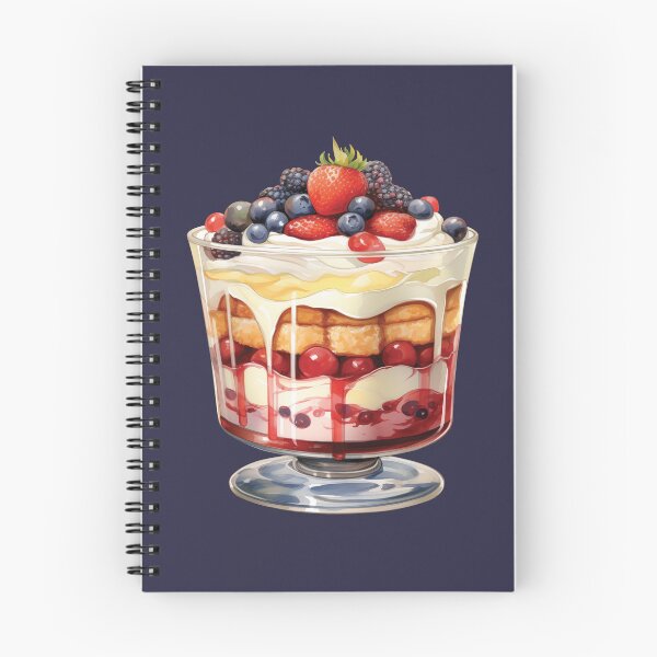 Item preview, Fresh Summer Berries English Trifle designed and sold by Alicia Chee.