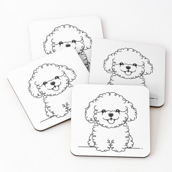 Item preview, Toy Poodle Squiggly Design Minimalist designed and sold by toypoodlemom.