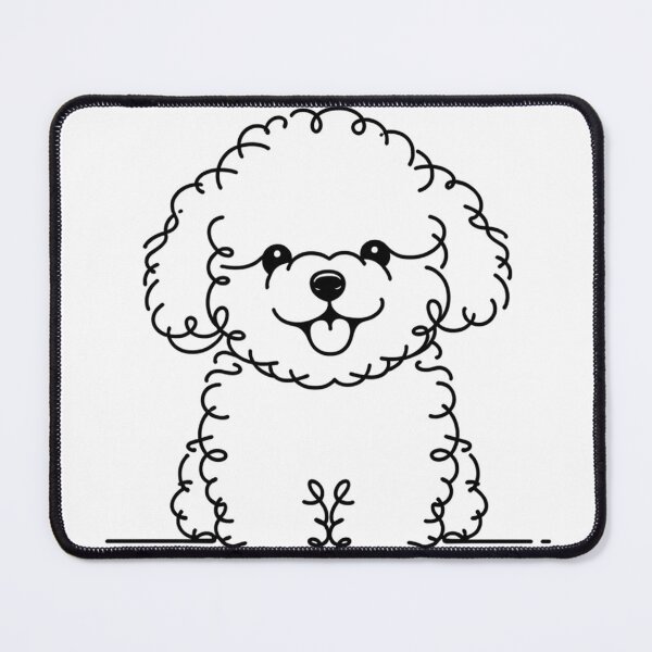 Item preview, Toy Poodle Squiggly Design Minimalist designed and sold by toypoodlemom.