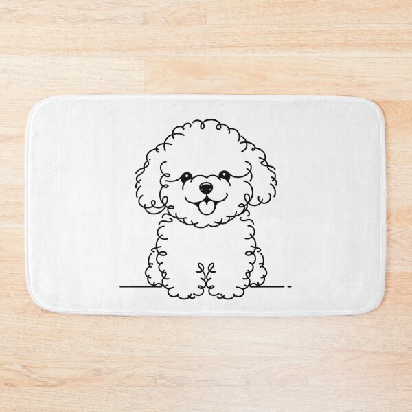 Item preview, Toy Poodle Squiggly Design Minimalist designed and sold by toypoodlemom.