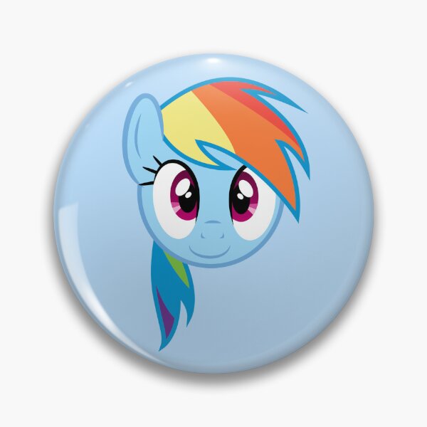 Item preview, Rainbow Dash Face; Light Blue designed and sold by Marco Bottiglieri.