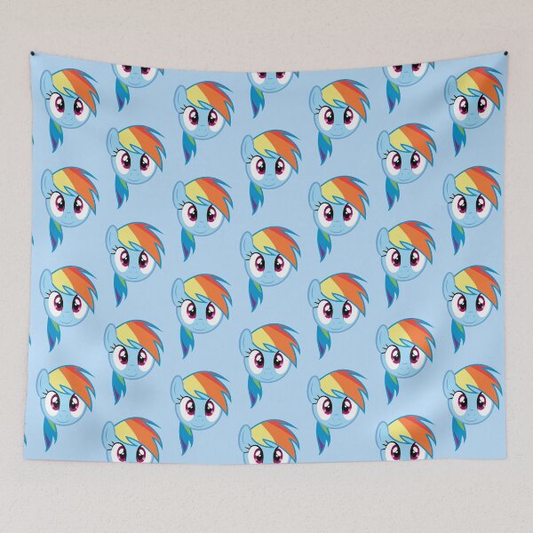 Item preview, Rainbow Dash Face; Light Blue designed and sold by Marco Bottiglieri.