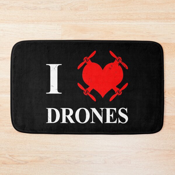 Item preview, I love Drones Gift For Drone Pilots Operators designed and sold by BoggsNicolasArt.