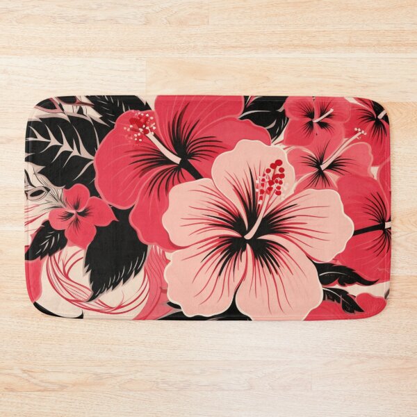 Item preview, Red and Black  Flower Pattern designed and sold by liana campbell.