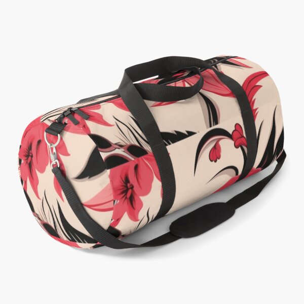 Item preview, Red and Black  Flower Pattern designed and sold by liana campbell.