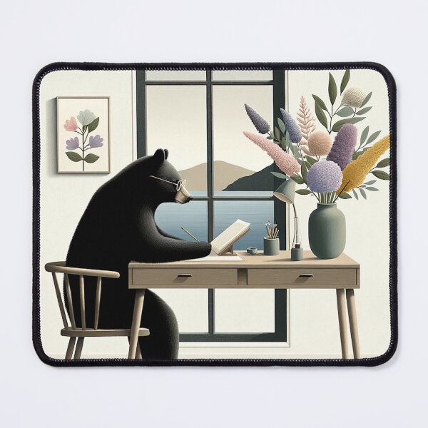 Item preview, Bear Works From Home designed and sold by miss-jeeves.