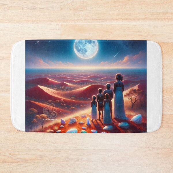 Item preview, Lunar Vigil Over the Red Dunes designed and sold by ArrernteVisions.
