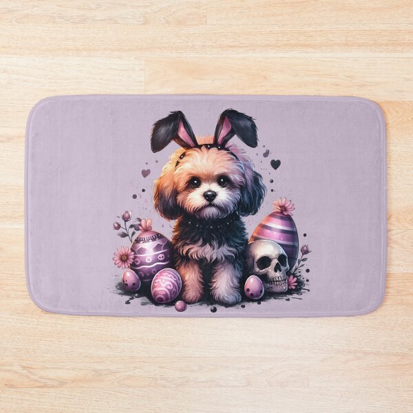 Item preview, Gothic Maltipoo Easter Bunny designed and sold by ArtadoraDesignz.
