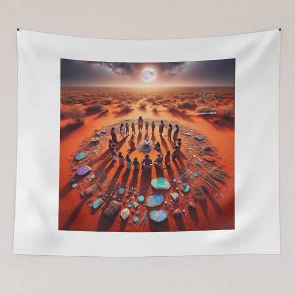 Item preview, Desert Circle of Celestial Gathering designed and sold by ArrernteVisions.