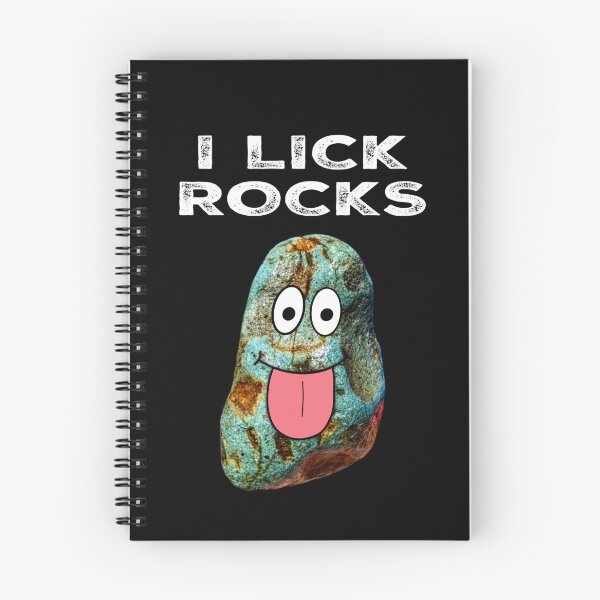 Item preview, I LICK ROCKS Funny Geology Rockhound Geologist Rockhounding  designed and sold by Laura Rucker - Cackling Chick.