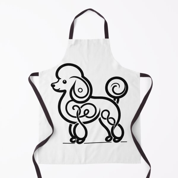 Item preview, Elegant Toy Poodle Dog Profile Minimalist Lines designed and sold by toypoodlemom.