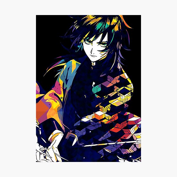 Aperçu de l'œuvre Tomioka Giyuu Anime Pop Art créée et vendue par Mitsugoshi.