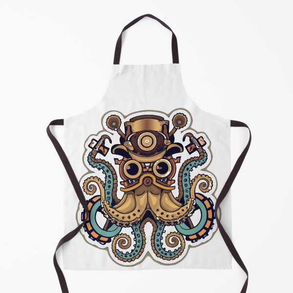 Item preview, Steampunk Octopus with Mechanical Tentacles designed and sold by NiftyWrx.