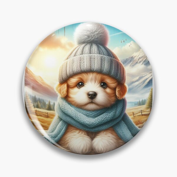 Item preview, Cute dog in the mountain heights. designed and sold by moni0490.