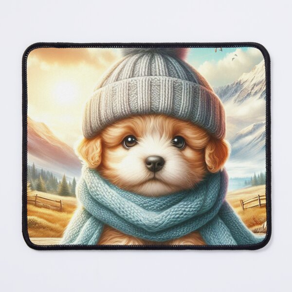 Item preview, Cute dog in the mountain heights. designed and sold by moni0490.