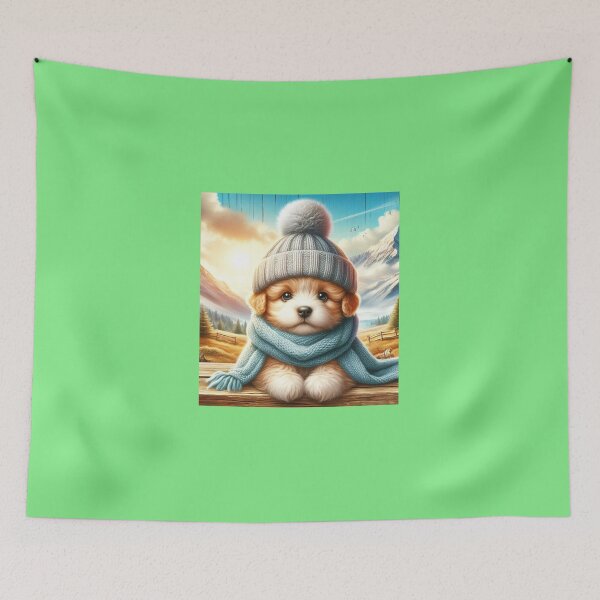 Item preview, Cute dog in the mountain heights. designed and sold by moni0490.