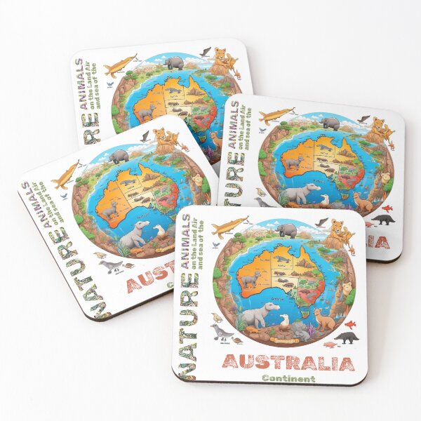 Item preview, Nature Animals of Australia Continent designed and sold by RATHERGOODMEDIA.