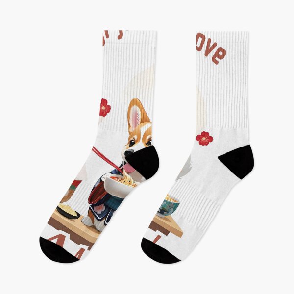 Item preview, Corgi just really love ramen designed and sold by ManikRaja.