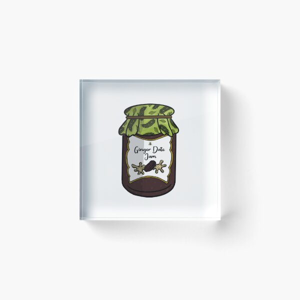 Item preview, Ginger Date Jam designed and sold by honeybeepaper.