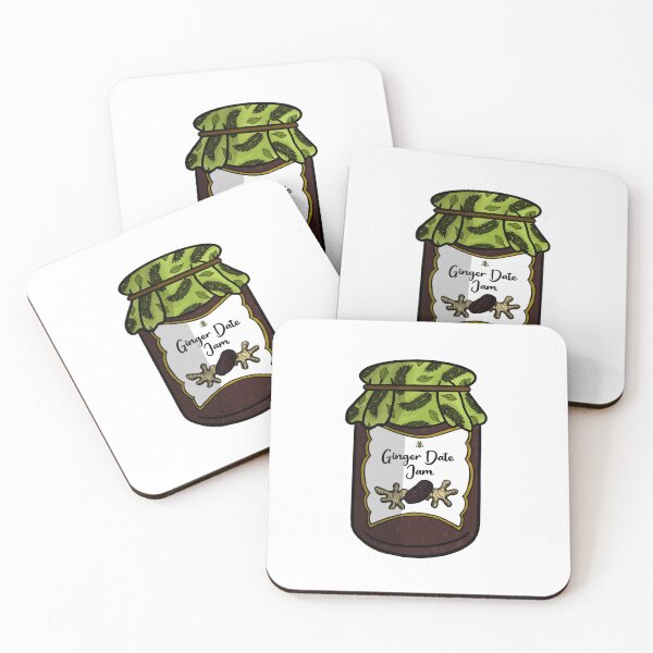 Item preview, Ginger Date Jam designed and sold by honeybeepaper.