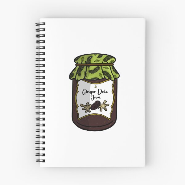 Item preview, Ginger Date Jam designed and sold by honeybeepaper.