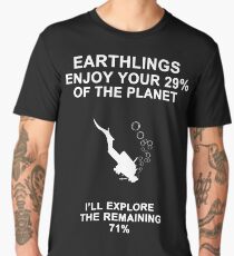 Funny Scuba Diving Gift Men's Premium T-Shirt